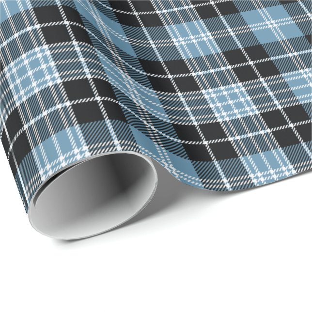 Clan Clark Tartan Plaid Pattern Wrapping Paper (Roll Corner)
