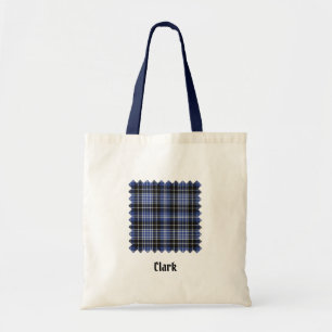 Clan Clark Tartan Tote Bag