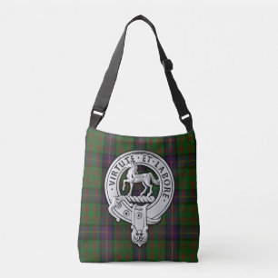 Clan Cochrane Crest & Tartan Crossbody Bag