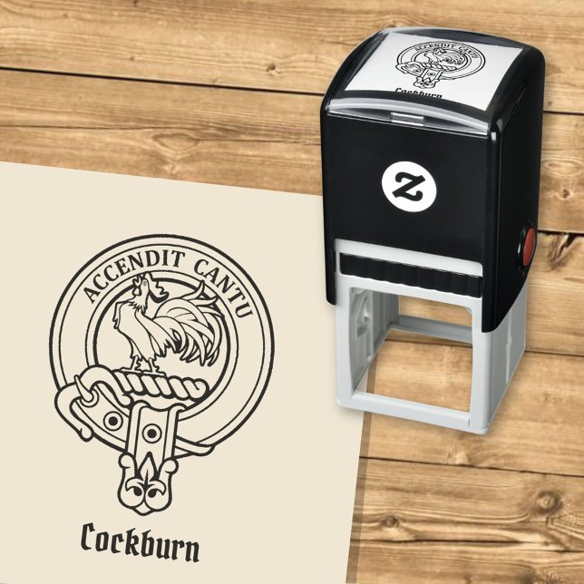 Clan Cockburn Crest Self-inking Stamp (Creator Uploaded)