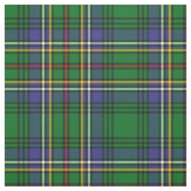 Clan Cockburn Tartan Fabric (Swatch)