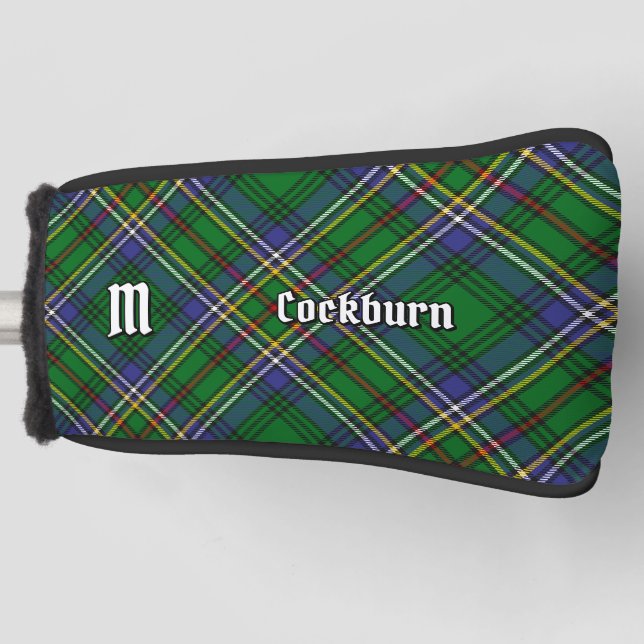 Clan Cockburn Tartan Golf Head Cover (Front)