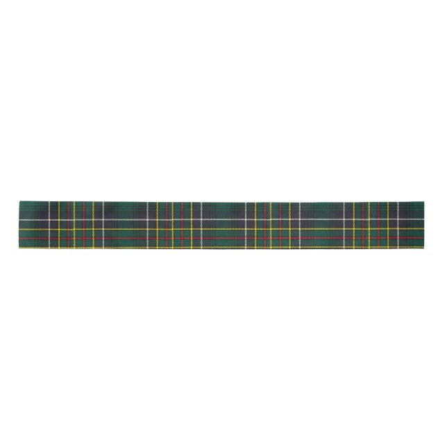 Clan Cockburn Tartan Plaid Satin Ribbon (Front)