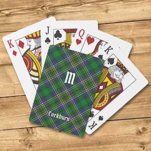 Clan Cockburn Tartan Playing Cards