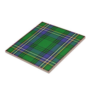 Clan Cockburn Tartan Tile