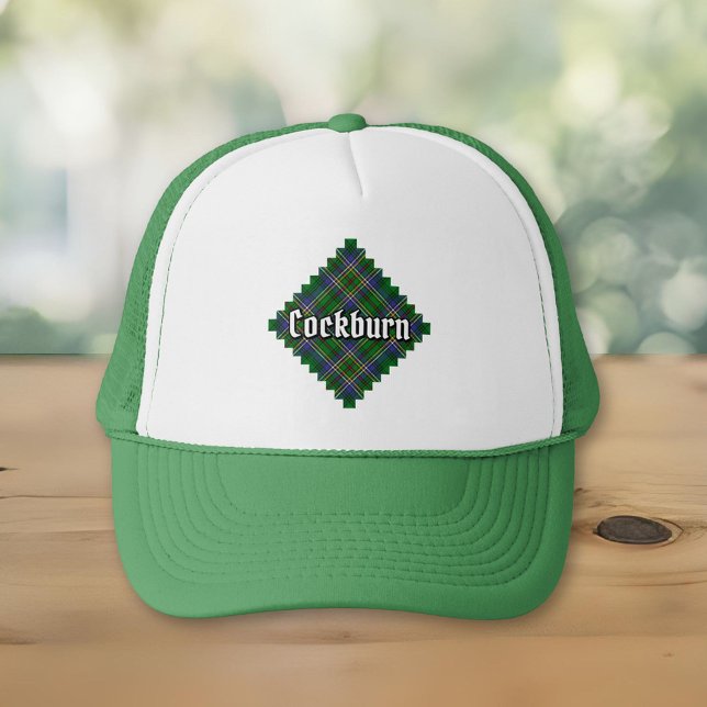 Clan Cockburn Tartan Trucker Hat (Creator Uploaded)