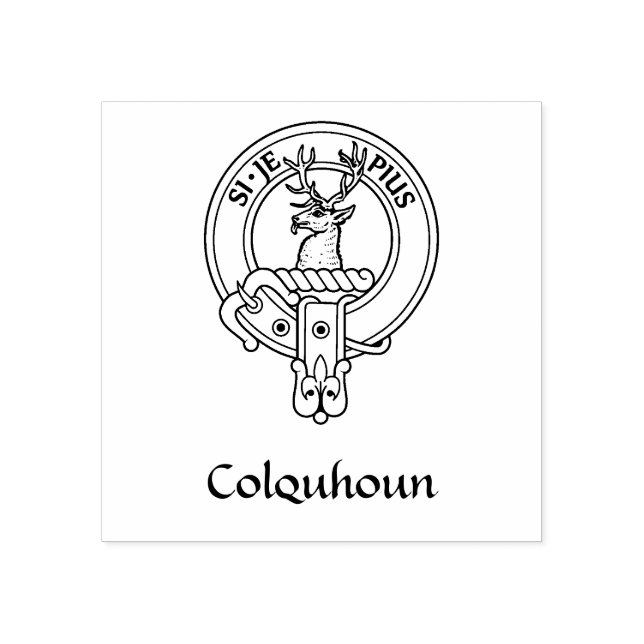 Clan Colquhoun Crest Rubber Stamp (Imprint)