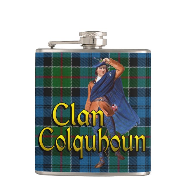 Clan Colquhoun Old Scotland Flask (Front)