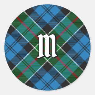 Clan Colquhoun Tartan Classic Round Sticker