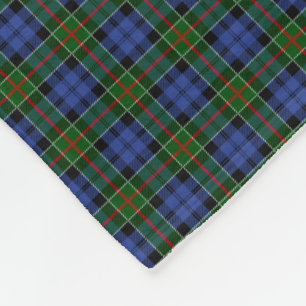 Clan Colquhoun Tartan Fleece Blanket