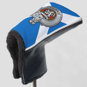 Clan Comyn Cumming Crest & Tartan Golf Head Cover