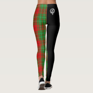 Clan Comyn   Cumming Crest & Tartan Leggings