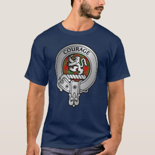 Clan Comyn   Cumming Crest & Tartan T-Shirt