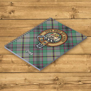 Clan Craig Crest over Tartan Notebook