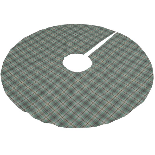 Clan Craig Tartan Brushed Polyester Tree Skirt (Angled)