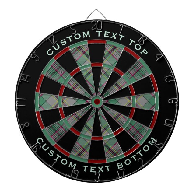 Clan Craig Tartan Dart Board (Front)