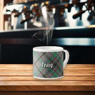 Clan Craig Tartan Espresso Cup