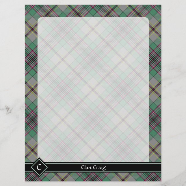 Clan Craig Tartan Flyer (Front)