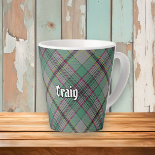 Clan Craig Tartan Latte Mug