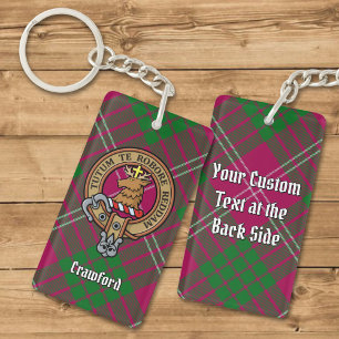 Clan Crawford Crest Acrylic Keychain