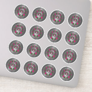 Clan Crawford Crest & Tartan Knot