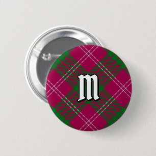 Clan Crawford Tartan Button
