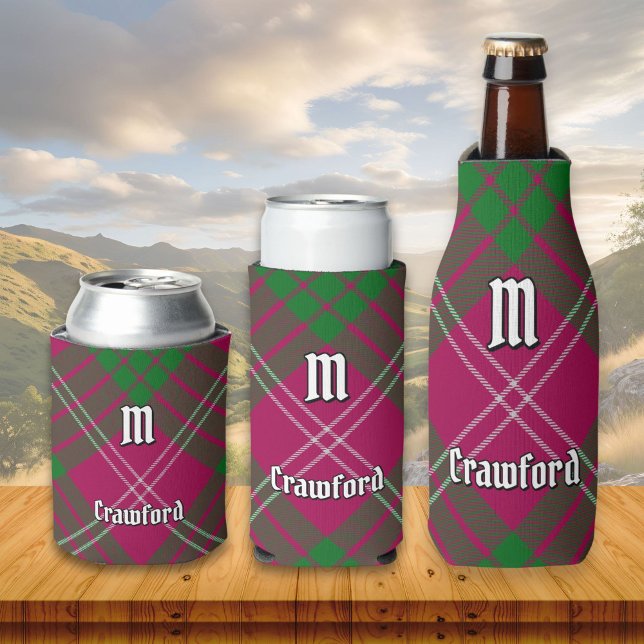Clan Crawford Tartan Can Cooler (Creator Uploaded)