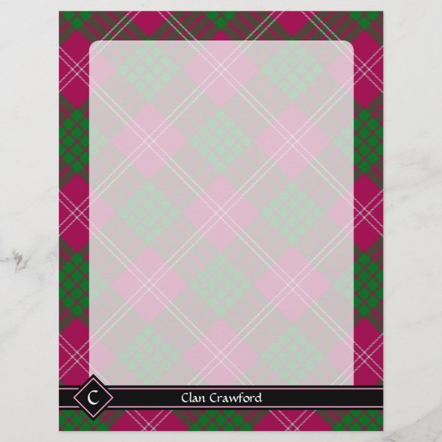 Clan Crawford Tartan Flyer (Front)