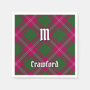 Clan Crawford Tartan Napkins
