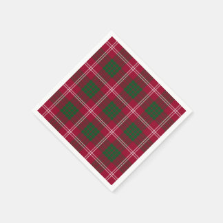 Clan Crawford Tartan Plaid Napkin