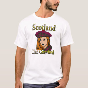 Clan Crawford Tartan Scotland Shirts