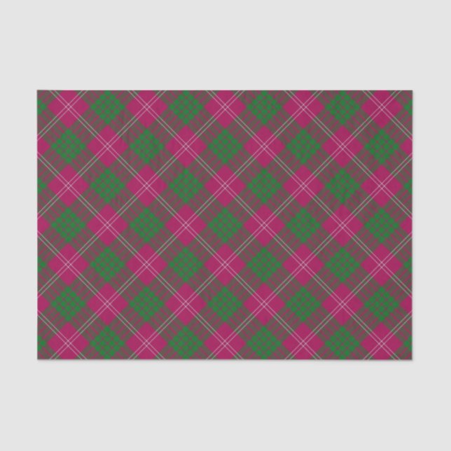 Clan Crawford Tartan Tissue Paper (Front)