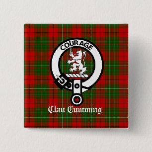 Clan Cumming Crest Badge and Tartan