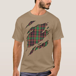 Clan Cumming Hunting Tartan Plaid Effects T-Shirt