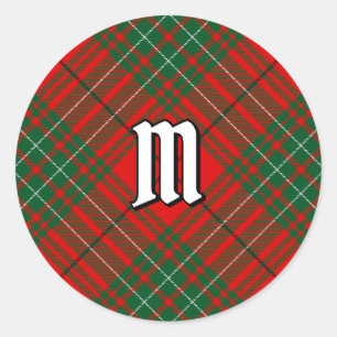 Clan Cumming Tartan Classic Round Sticker