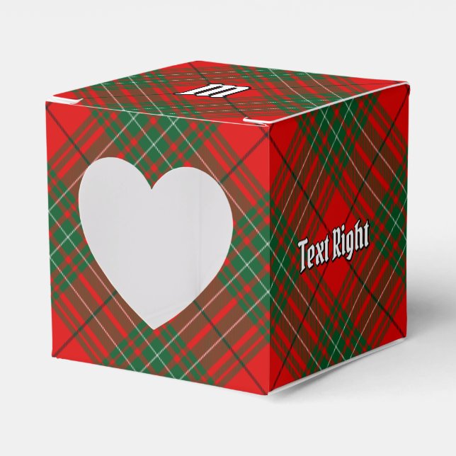 Clan Cumming Tartan Favour Box (Front Side)