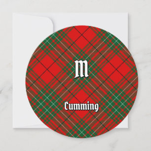 Clan Cumming Tartan Invitation