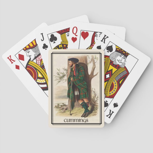 Clan Cummings Classic Scotland Playing Cards (Back)