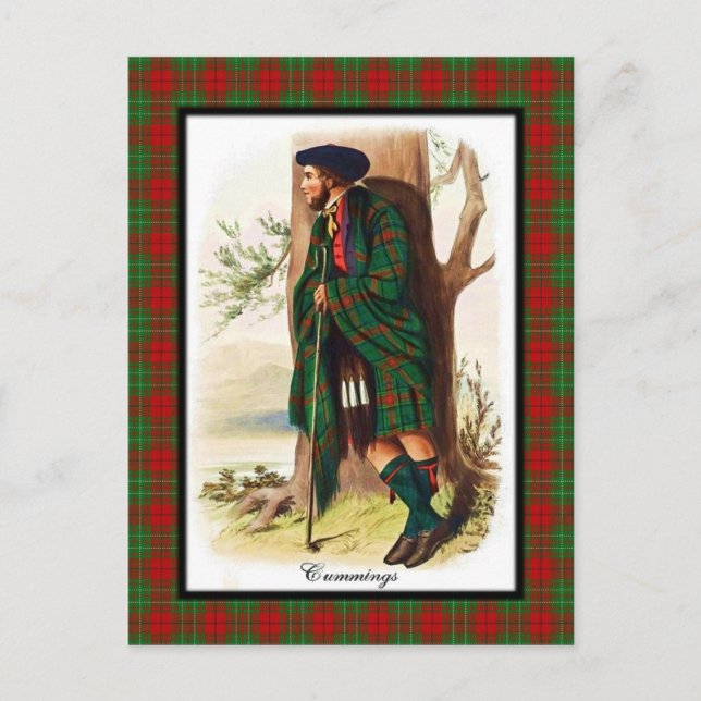 Clan Cummings Scottish Dreams Postcard (Front)