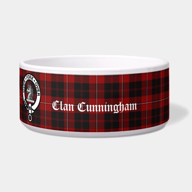 Clan Cunningham Badge & Tartan   (Front)