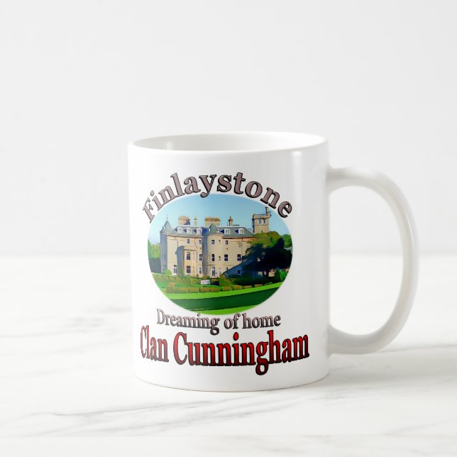 Clan Cunningham Dreaming of Home Finlaystone Coffee Mug (Right)