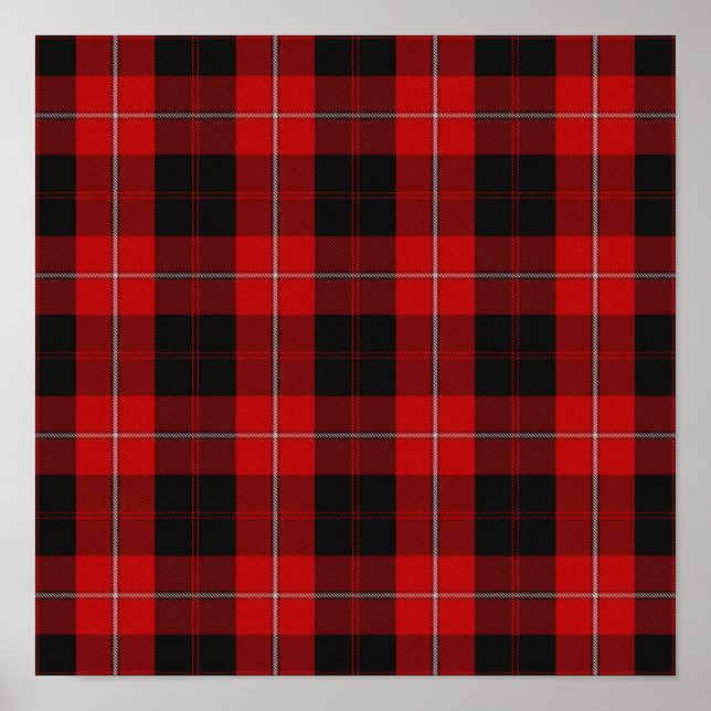 Clan Cunningham Tartan - Digital Download Poster (Front)