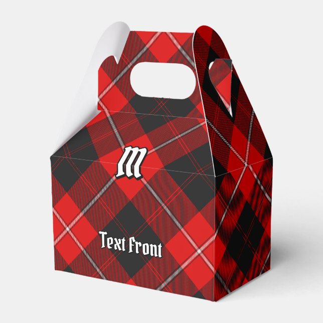 Clan Cunningham Tartan Favour Box (Front Side)