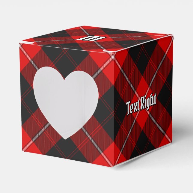 Clan Cunningham Tartan Favour Box (Front Side)