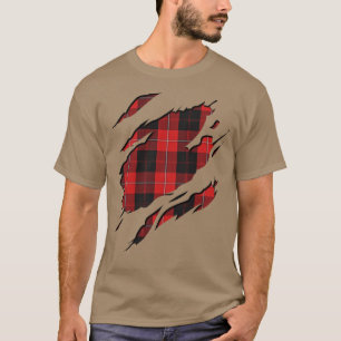 Clan Cunningham Tartan Plaid Effects T-Shirt