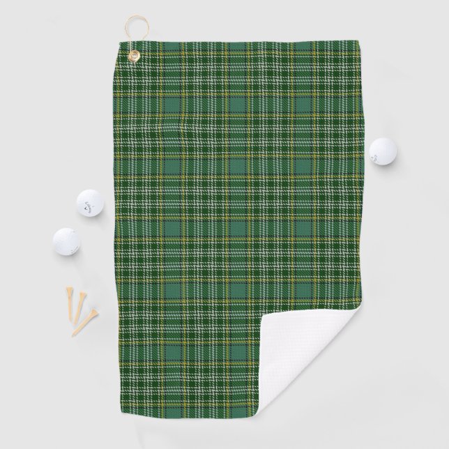 Clan Currie Scottish Tartan Golf Towel (InSitu)