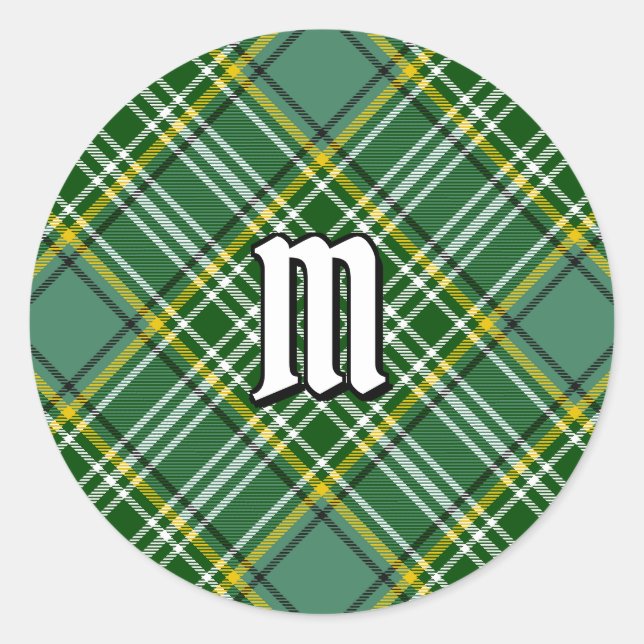 Clan Currie Tartan Classic Round Sticker (Front)