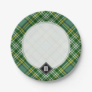 Clan Currie Tartan Paper Plate