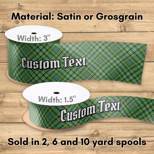 Clan Currie Tartan Satin Ribbon (Creator Uploaded)