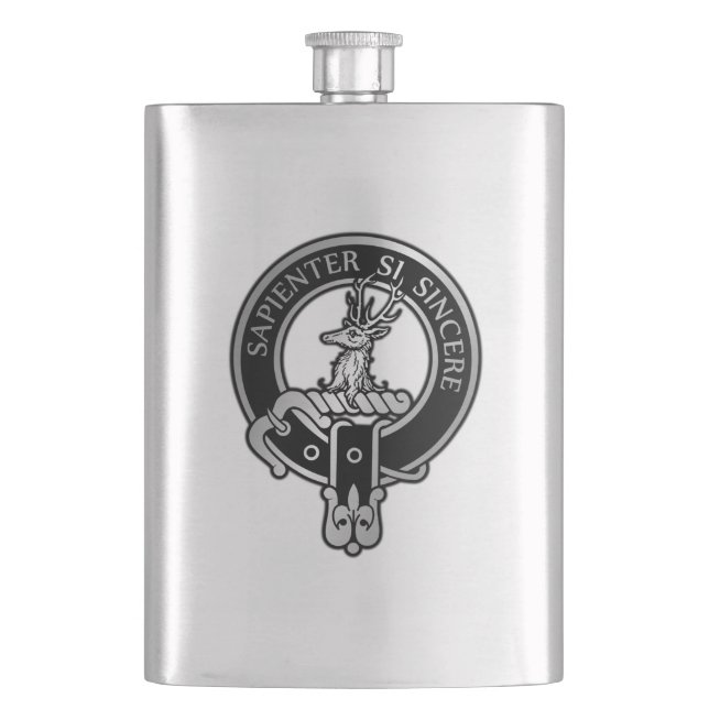 Clan Davidson Crest Flask (Front)